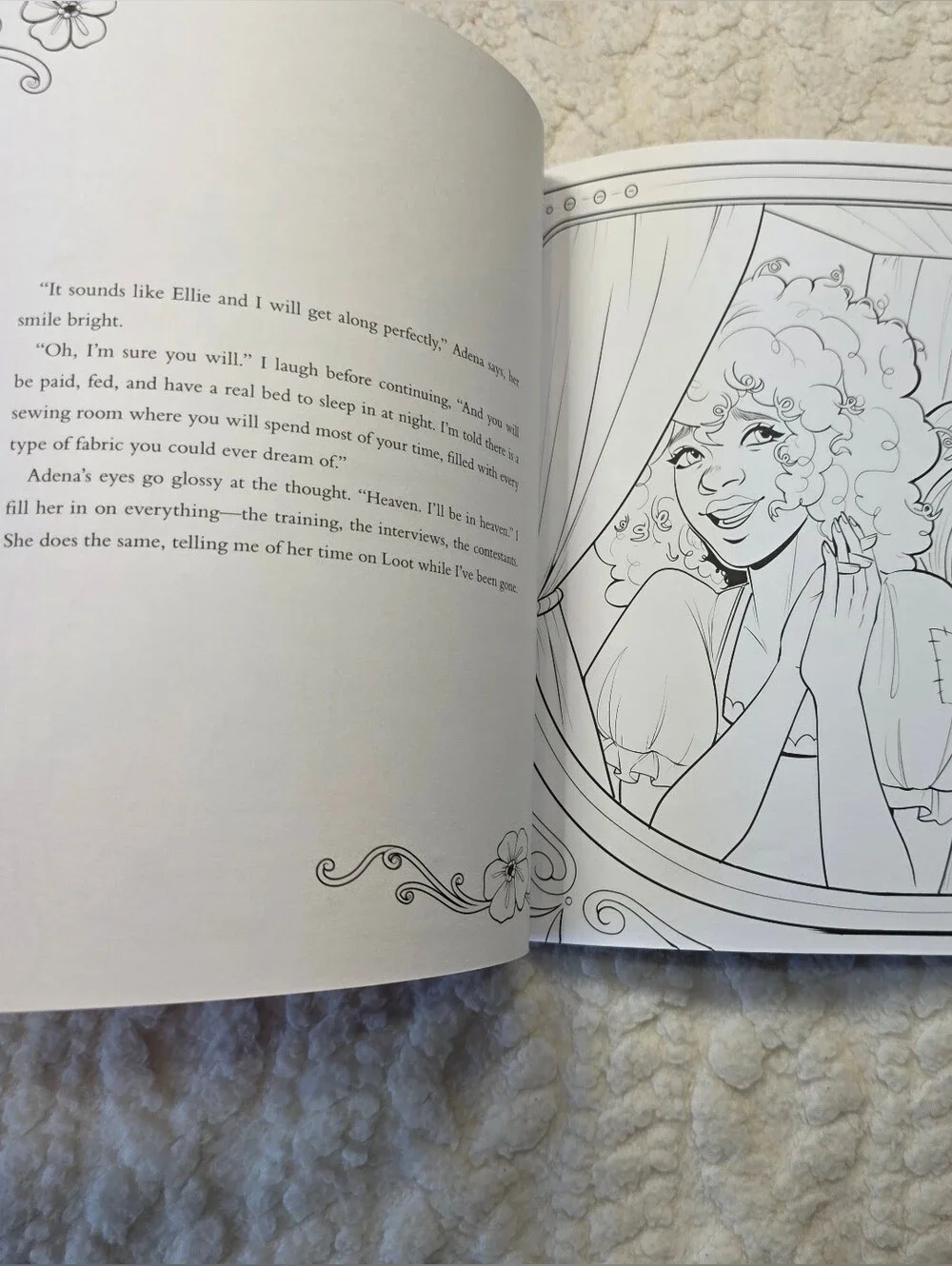 Lauren Roberts Powerless Official Coloring Book Romantasy BookTok
